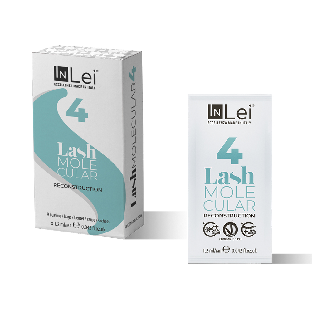 Склад InLei Lash Molecular Reconstruction №4 для ламінування вій у саше (1,2 мл)