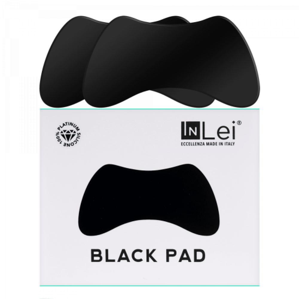 Патчи InLei многоразовые для нижних ресниц Black Pad (2 пары)